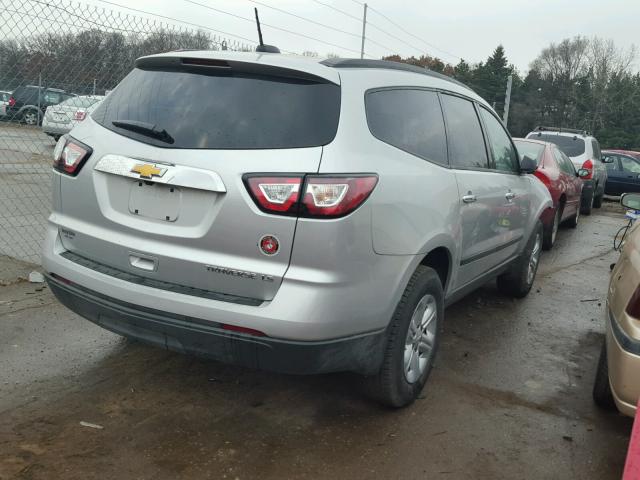 1GNKRFED6GJ223006 - 2016 CHEVROLET TRAVERSE L SILVER photo 4