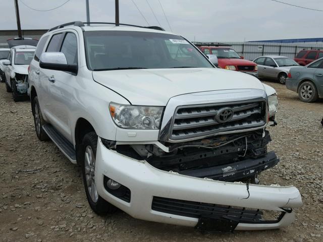 5TDDY5G14AS033152 - 2010 TOYOTA SEQUOIA PL WHITE photo 1