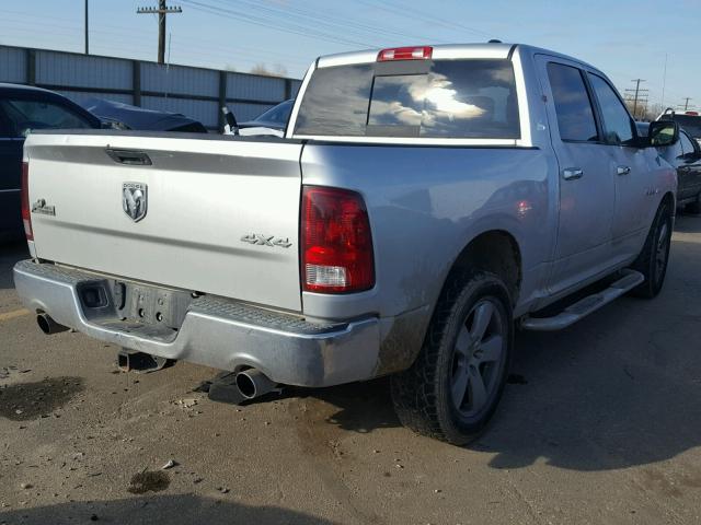 1D7RV1CT2AS100617 - 2010 DODGE RAM 1500 SILVER photo 4