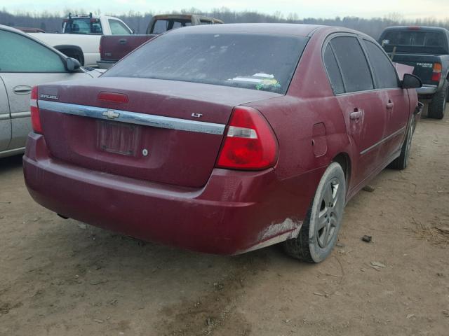 1G1ZT51FX6F167799 - 2006 CHEVROLET MALIBU LT MAROON photo 4