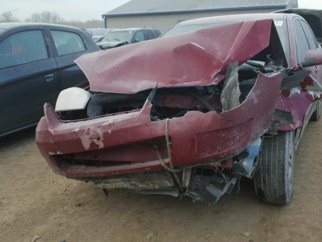 1G1ZT51FX6F167799 - 2006 CHEVROLET MALIBU LT MAROON photo 9