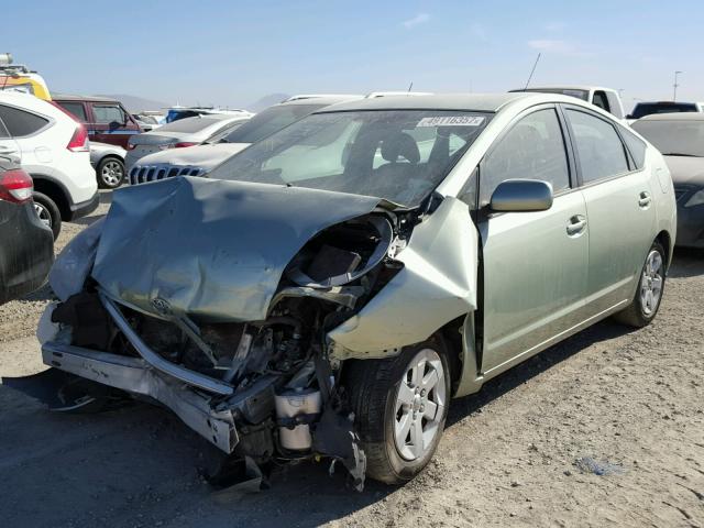 JTDKB20U473214452 - 2007 TOYOTA PRIUS GREEN photo 2