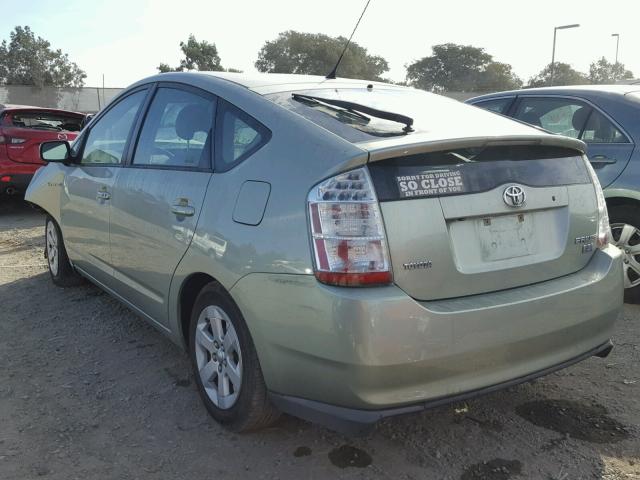 JTDKB20U473214452 - 2007 TOYOTA PRIUS GREEN photo 3