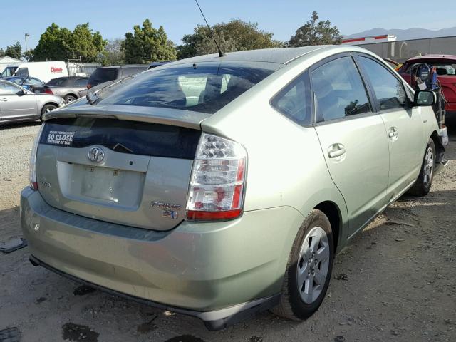 JTDKB20U473214452 - 2007 TOYOTA PRIUS GREEN photo 4