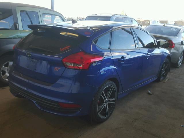 1FADP3L9XFL369681 - 2015 FORD FOCUS ST BLUE photo 4