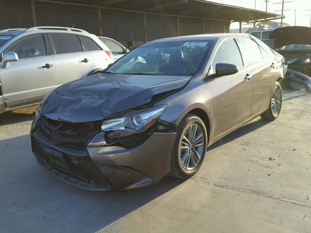 4T1BF1FK6GU218464 - 2016 TOYOTA CAMRY LE GRAY photo 2