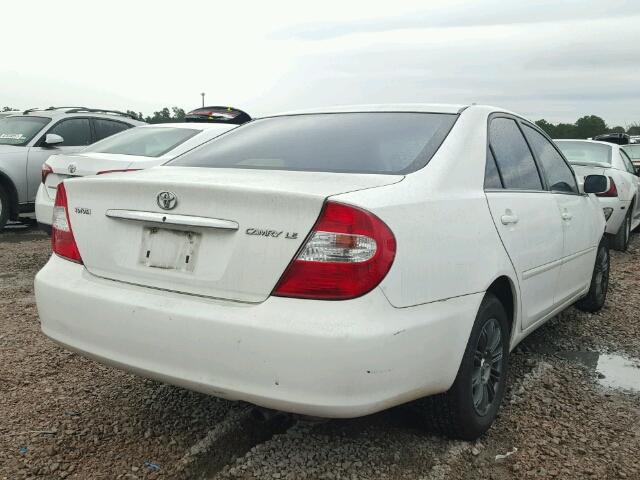 4T1BE32K54U339972 - 2004 TOYOTA CAMRY LE WHITE photo 4