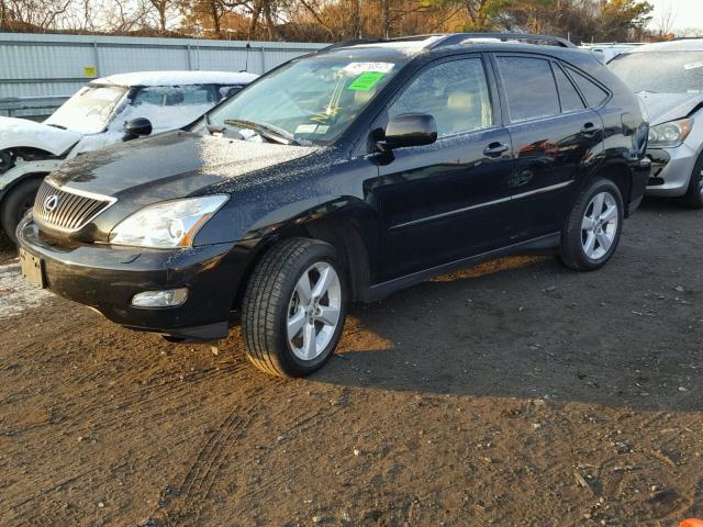 2T2HA31U24C019448 - 2004 LEXUS RX 330 BLACK photo 2