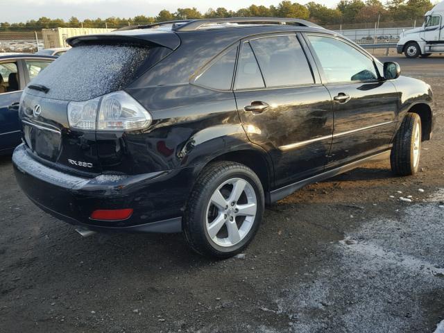 2T2HA31U24C019448 - 2004 LEXUS RX 330 BLACK photo 4