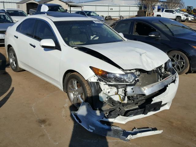 JH4CU2F40CC010679 - 2012 ACURA TSX WHITE photo 1