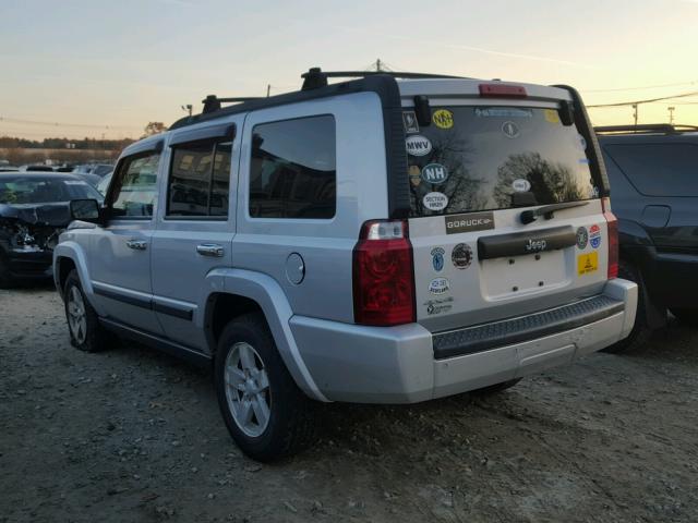 1J8HG48K97C700869 - 2007 JEEP COMMANDER SILVER photo 3