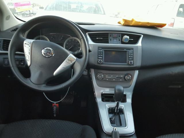 3N1AB7AP1EY317109 - 2014 NISSAN SENTRA S WHITE photo 9