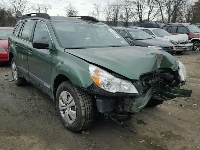 4S4BRBAC0A3348282 - 2010 SUBARU OUTBACK 2. GREEN photo 1