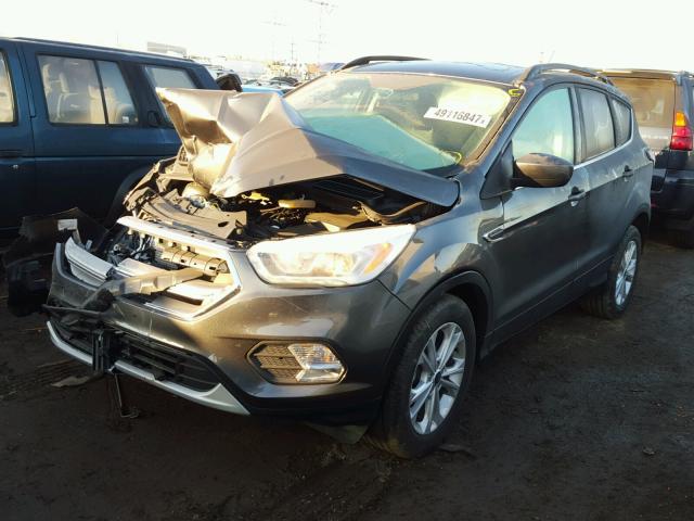 1FMCU0GD9HUD16605 - 2017 FORD ESCAPE SE GRAY photo 2