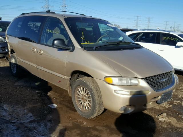 1C4GP44GXYB744620 - 2000 CHRYSLER TOWN & COU GOLD photo 1