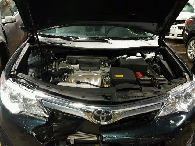 4T4BF1FK9ER396260 - 2014 TOYOTA CAMRY L BLACK photo 7