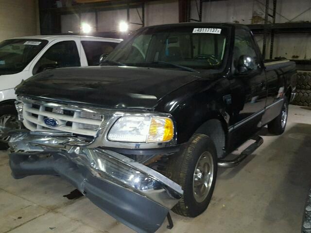 3FTRF17W41MA65969 - 2001 FORD F150 BLACK photo 2