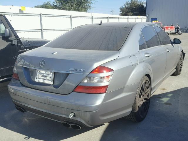 WDDNG79X77A077193 - 2007 MERCEDES-BENZ S 65 AMG GRAY photo 4