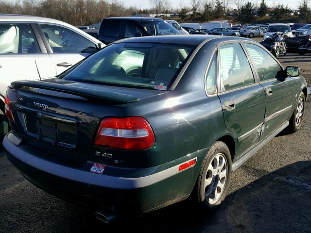 YV1VS29561F705159 - 2001 VOLVO S40 1.9T GREEN photo 4