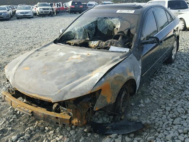 5NPET46C98H359478 - 2008 HYUNDAI SONATA GLS BURN photo 2