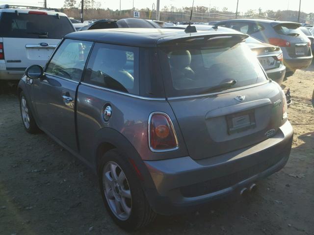 WMWMF735X9TT95507 - 2009 MINI COOPER S GRAY photo 3