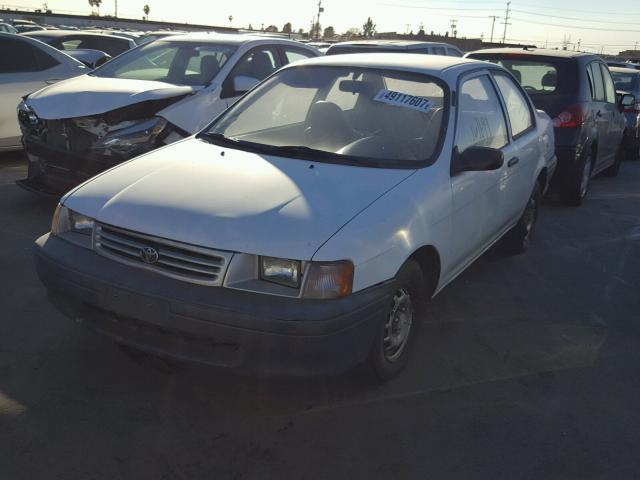 JT2EL46B3N0226501 - 1992 TOYOTA TERCEL STD WHITE photo 2