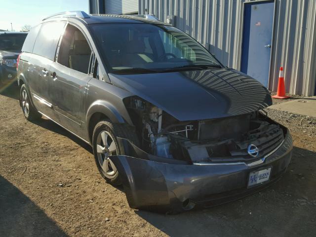 5N1BV28U47N120194 - 2007 NISSAN QUEST S GRAY photo 1