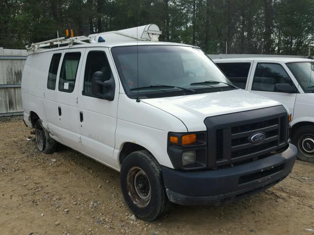 1FTSE34L78DA15390 - 2008 FORD ECONOLINE WHITE photo 1