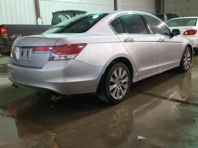 1HGCP3F80CA041817 - 2012 HONDA ACCORD EXL SILVER photo 4