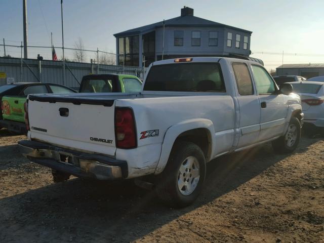 2GCEK19T541154863 - 2004 CHEVROLET SILVERADO WHITE photo 4