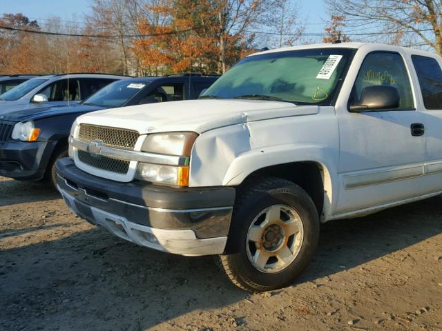 2GCEK19T541154863 - 2004 CHEVROLET SILVERADO WHITE photo 9