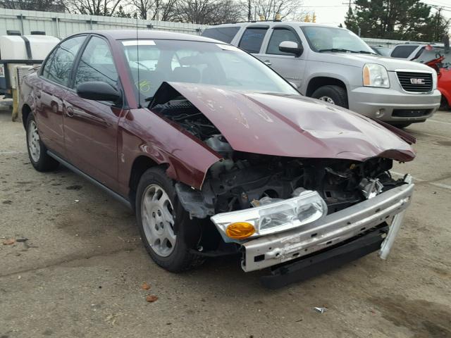 1G8ZK52762Z103568 - 2002 SATURN SL2 MAROON photo 1