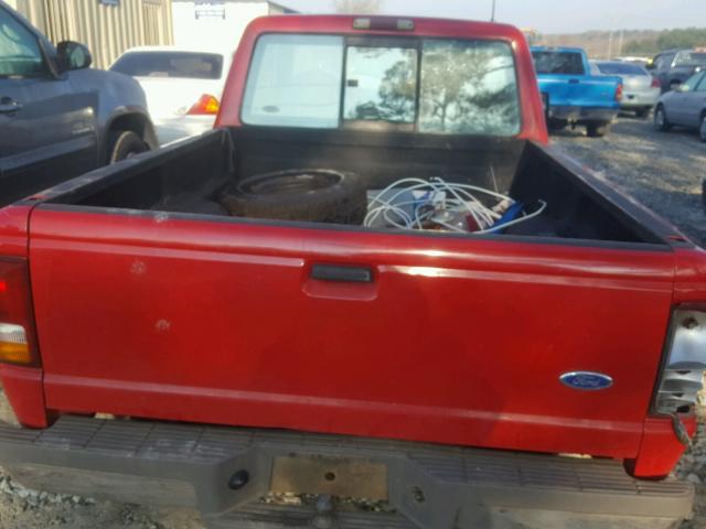 1FTCR14X2TPA94099 - 1996 FORD RANGER SUP RED photo 6