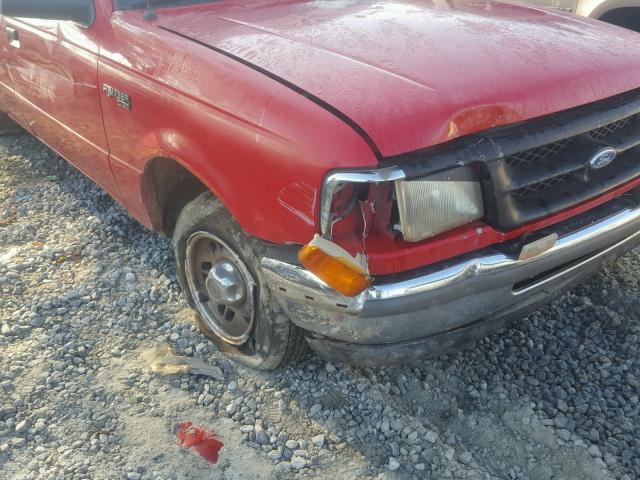 1FTCR14X2TPA94099 - 1996 FORD RANGER SUP RED photo 9