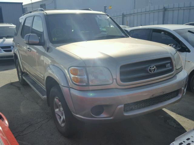 5TDBT44A51S039532 - 2001 TOYOTA SEQUOIA SR BEIGE photo 1