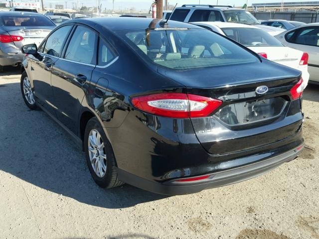 3FA6P0G74GR157247 - 2016 FORD FUSION S BLACK photo 3