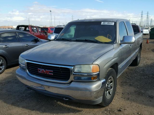 2GTEC19V211173977 - 2001 GMC NEW SIERRA GRAY photo 2