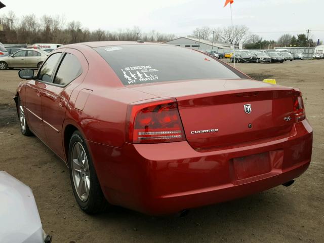 2B3KA53H27H853267 - 2007 DODGE CHARGER R/ RED photo 3