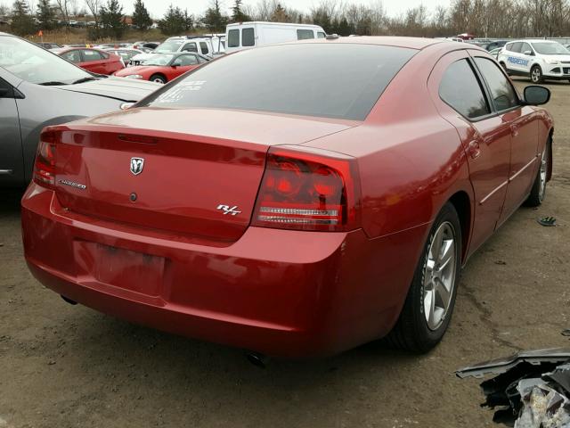 2B3KA53H27H853267 - 2007 DODGE CHARGER R/ RED photo 4