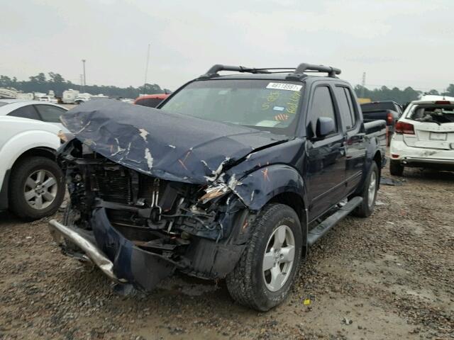 1N6AD07U38C434888 - 2008 NISSAN FRONTIER C BLUE photo 2