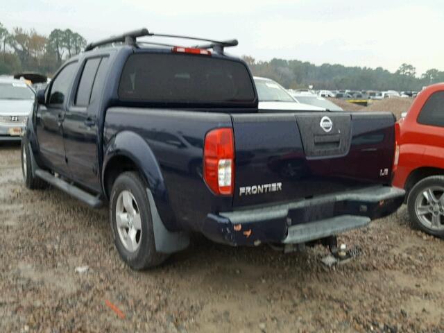 1N6AD07U38C434888 - 2008 NISSAN FRONTIER C BLUE photo 3