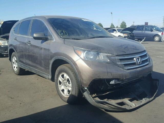 3CZRM3H37EG701658 - 2014 HONDA CR-V LX BROWN photo 1