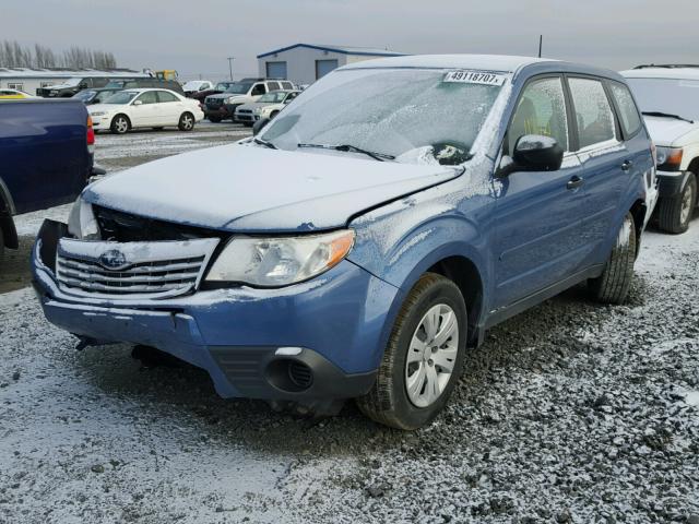 JF2SH6ACXAH702473 - 2010 SUBARU FORESTER 2 BLUE photo 2