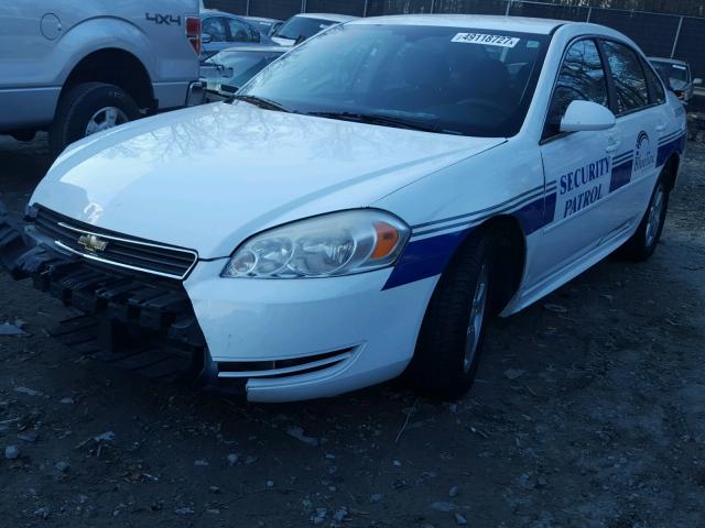 2G1WF5EK8B1140247 - 2011 CHEVROLET IMPALA LS WHITE photo 2