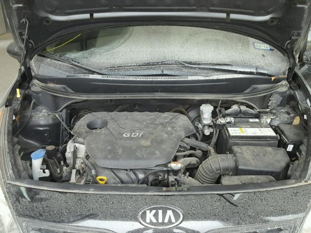 KNADM5A35D6155591 - 2013 KIA RIO LX BLACK photo 7