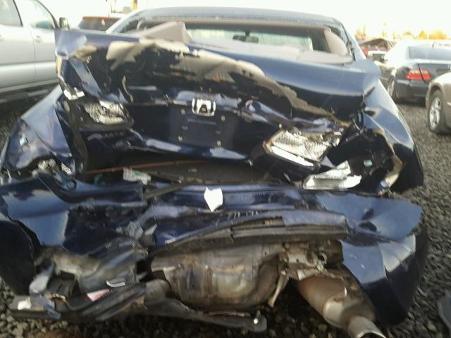 1HGCR2F76DA046419 - 2013 HONDA ACCORD EX BLUE photo 9