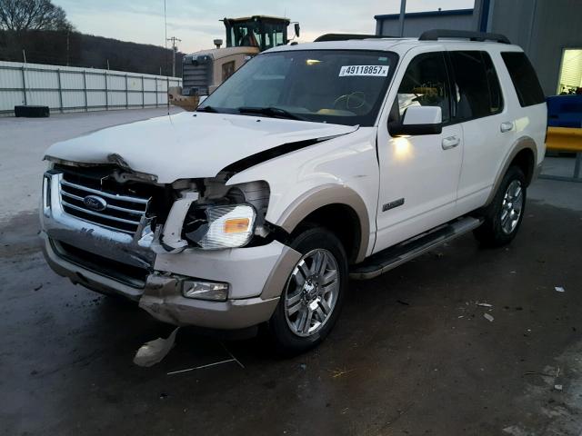 1FMEU64E98UA33324 - 2008 FORD EXPLORER E WHITE photo 2