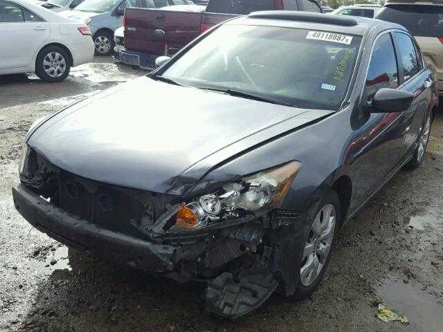 1HGCP26808A100544 - 2008 HONDA ACCORD EXL GRAY photo 2