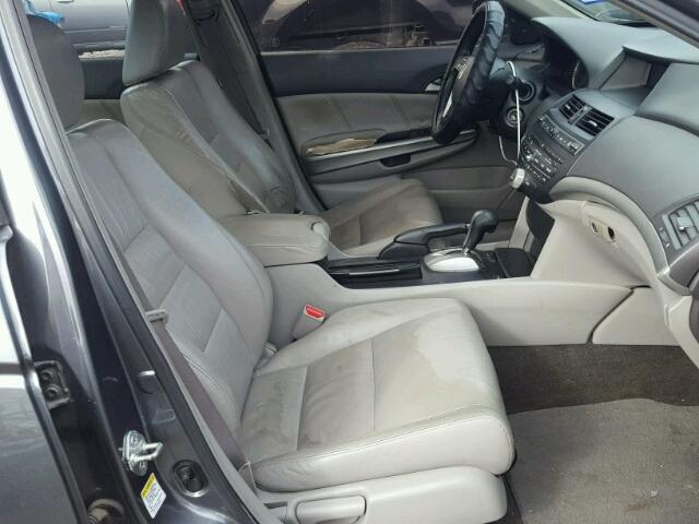 1HGCP26808A100544 - 2008 HONDA ACCORD EXL GRAY photo 5