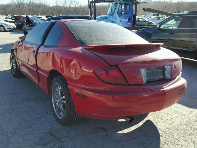 3G2JB12F25S115225 - 2005 PONTIAC SUNFIRE RED photo 3